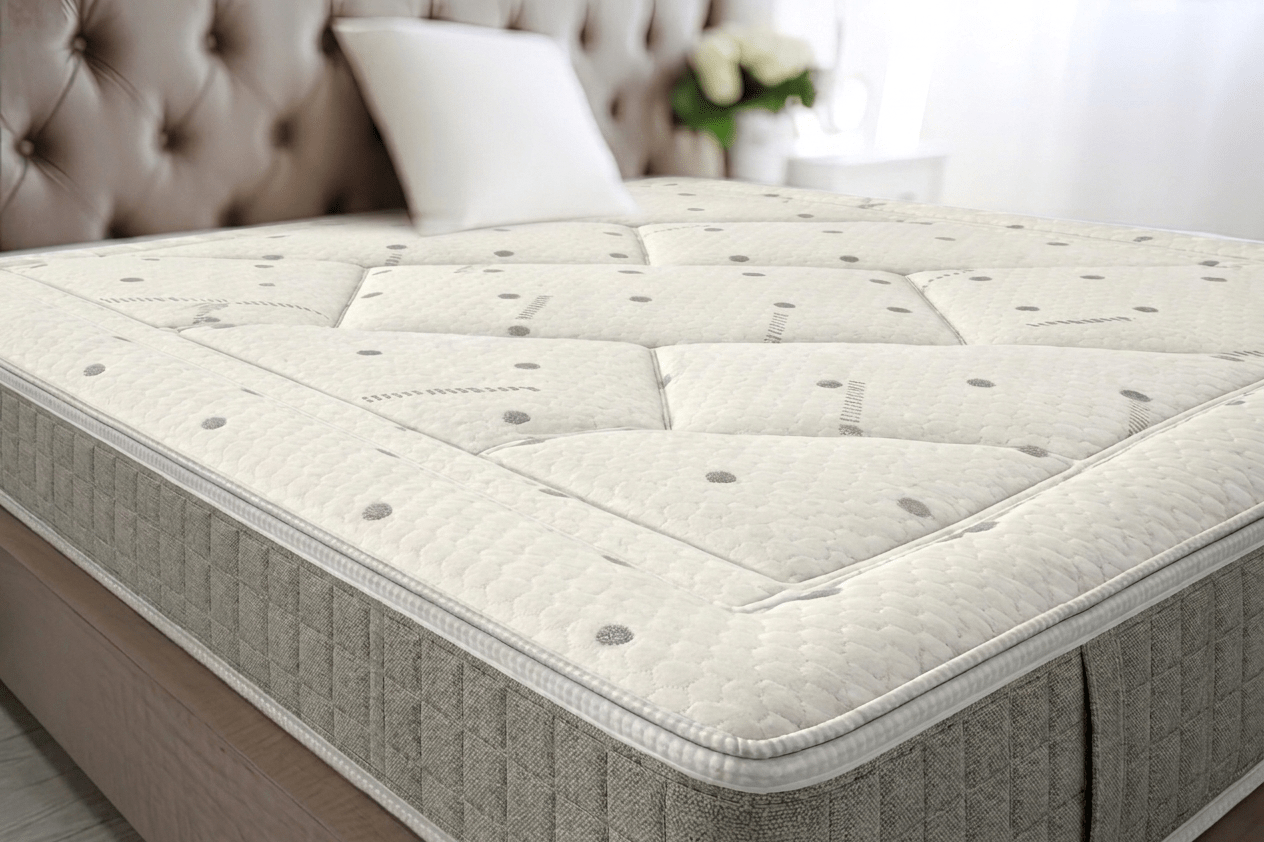Camera da letto con materasso Lumi